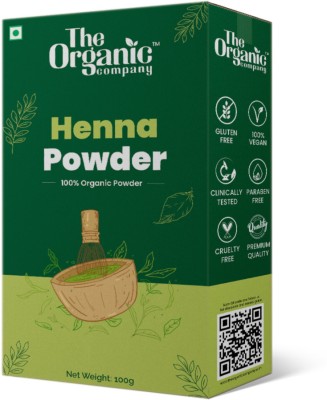 The Organic Company Pure Henna Leaves Powder | Lawsonia Inermis | Mehendi | Red Henna | Hair Care(100 g)