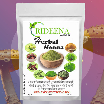 Rideena Pure and Natural Herbal Henna Mehandi Powder For Hair Colour(800 g)