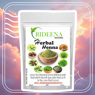 Rideena Organic and Natural Herbal Henna Mehandi Powder(1400 g)