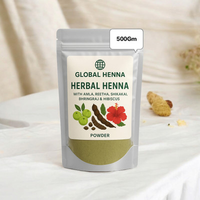 Beautoherb Natural Mehandi powder for hair Herbal(494 g)