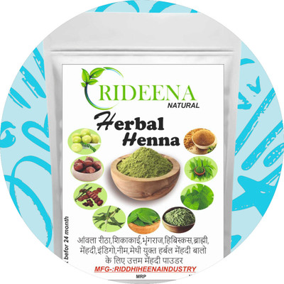 Rideena Pure and Natural Rajesthani Herbal Henna Powder(1000 g)