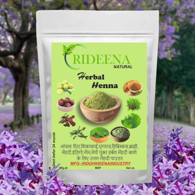 Rideena Natural & pure Henna Powder For Hair pack & Colour(500 g)