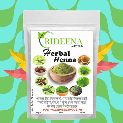 Rideena Organic & Natural Herbal Henna Mehandi Powder(1800 g)