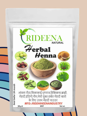 Rideena Natural & Best Herbal Henna Mehandi Powder For Hair Colour(1750 g)