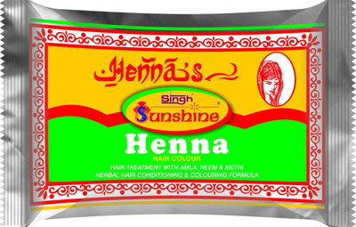singh SUNSHINE HENNA HAIR COLOUR (PACK OF 12)(150 g)