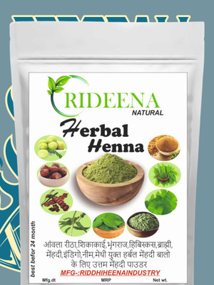 Rideena Natural & Best Herbal Henna Mehandi Powder(1250 g)
