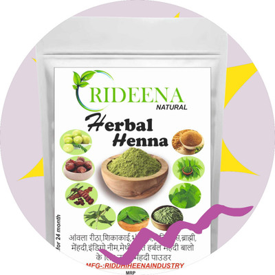 Rideena Best & Natural Rajesthani Herbal Henna Powder(1800 g)