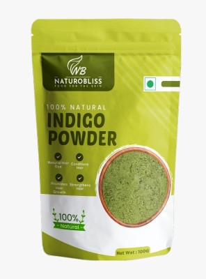 NaturoBliss Pure Organic Natural (Indigofera Tinctoria) Indigo Leaf Powder for black hair(100 g)