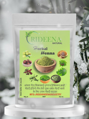 Rideena Natural & Organic Henna Powder For Hair Colour(1000 g)