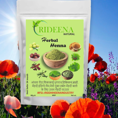 Rideena Organic Henna Powder For Hair pack & Colour(1750 g)