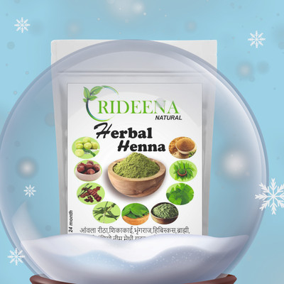 Rideena Pure and Best Herbal Henna Mehandi Powder For Hair Colour(500 g)