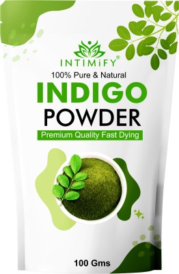 INTIMIFY Pure And Natural | Indigo Powder For Black Hair | For Women & Men(100 g)