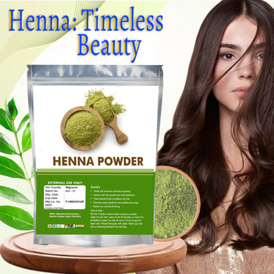 Aktivemusli Henna POWDER ,Organic,Mehandi Hair Color for Rich Brown shade .(100 g)