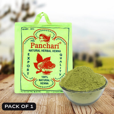 panchari Organic Herbal Henna Powder for Black, Smooth & Shiny Hair | No Chemicals(1000 g)