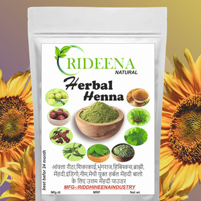 Rideena Natural and Best Herbal Henna Mehandi Powder For Hair Colour(750 g)