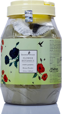 Shahnaz Husain Flower Botanics Poppy-Jasmine Henna Powder(1000 g)