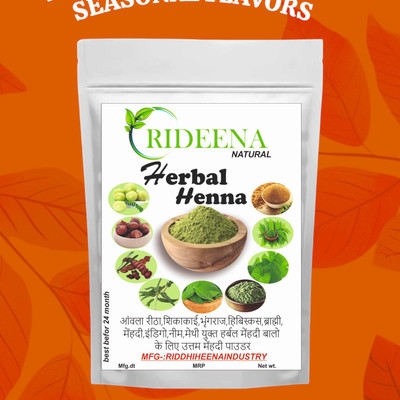 Rideena Best and Organic Herbal Henna Mehandi Powder(1250 g)
