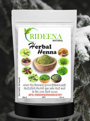 Rideena Best & Natural Herbal Henna Mehandi Powder For Hair Colour(1750 g)