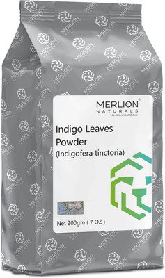Merlion Naturals Indigo Powder | Pure Natural Hair Coloring Conditioning | Chemical Free Dye(227 g)