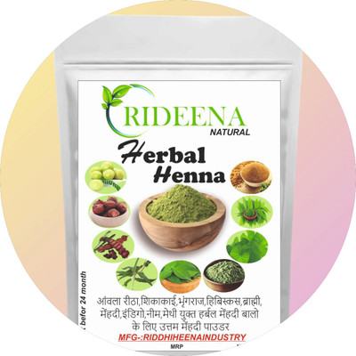 Rideena Organic & Pure Rajesthani Herbal Henna Powder(1250 g)
