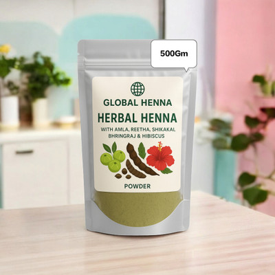 Beautoherb New Pack Mehandi powder 9 Herb(497 g)