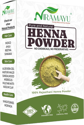 Niramayu Henna powder for hair growth & Hair Color | Pure & Natural(200 g)