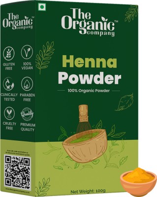 The Organic Company Natural & Pure Herbal Henna Powder / Lawsonia Inermis (Brown) For Hair Care(100 g)