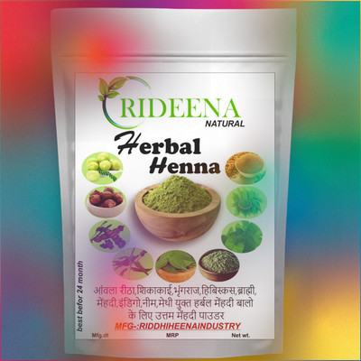 Rideena Pure and Organic Herbal Henna Mehandi Powder For Hair Colour(1250 g)
