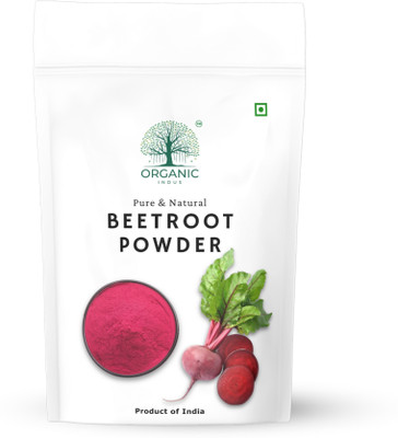 Organic Indus Beetroot Powder for Lips, Hair & Skin | Natural nitrates for Energy, Detox 1kg(500 g)