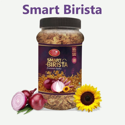 Kings Smart Birista Fried Onion in Sunflower Oil 400g - Best Fried Onion Flakes(400 g)