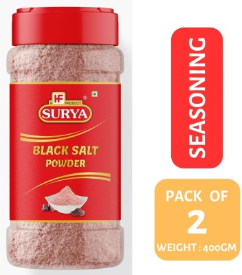 Surya 400gm BLACK SALT POWDER (PACK OF 2 ; 200gm x 2)(400 g)