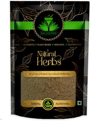 SAI HERBS Eugenia Jambolana Seeds Powder - Pure & Natural(1 kg)