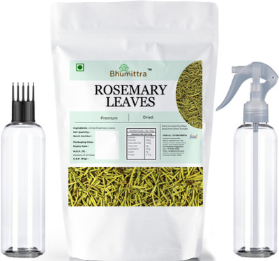Bhumittra Rosemary Leaves 50g Seasoning, Hair Care & Herbal Tea |With Spray and Applicator(50 g)