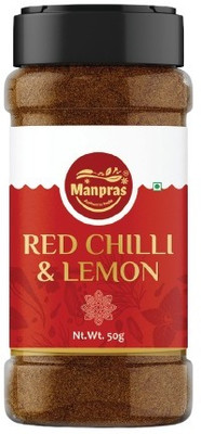 MANPRAS Multi Purpose Red Chilli Lemon Seasoning Pack of 3 Each(150 g)