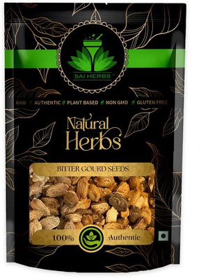 SAI HERBS Bitter Gourd Seeds - Tukhm-e-Karela - Pure & Natural(100 g)