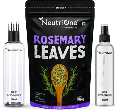 NeutriOne Rosemary Dried Leaves for Hair Growth|With 100ml Spray Bottle |100ml Comb Bottle(100 g)