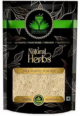 SAI HERBS Dried Raw Milk Thistle Seeds Powder - Pure & Natural(100 g)