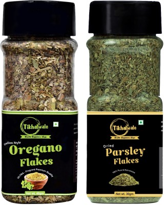 Tikhalwale Parsley Flakes 30gm & Organon Flakes 40 gm(70 g)