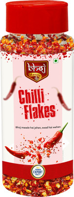 Bhoj Masale Dried Red Chilli Flakes Seasoning Pure and Natural Spice(40 g)