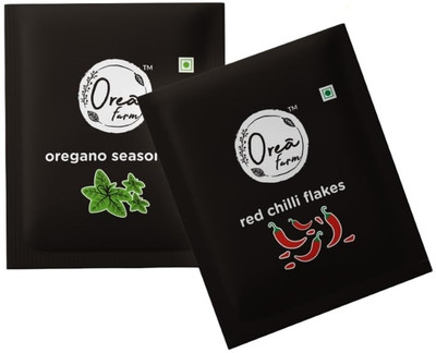 OREA farm Oregano And Chilli Flakes Pizza Seasoning Combo - 0.8G Each Sachets(160 g)