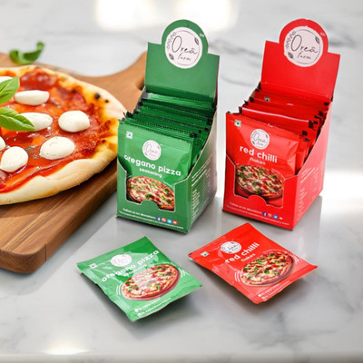 OREA farm Pizza Seasoning Combo Sachets | Oregano 10g X 15 | Chilli Flakes 7g X 15 Sachets(255 g)
