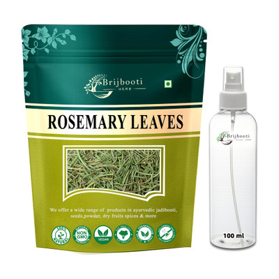 BrijBooti Rosemary Leaves | Dried Rosemary Leaf for Hair | Ideal for Rosemary water & oil(100 g)