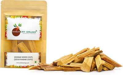 Anchery Drugs Devdar, Devdaru, Devathram Chips, Cedrus Deodara, Deodar Wood Chips(1 kg)