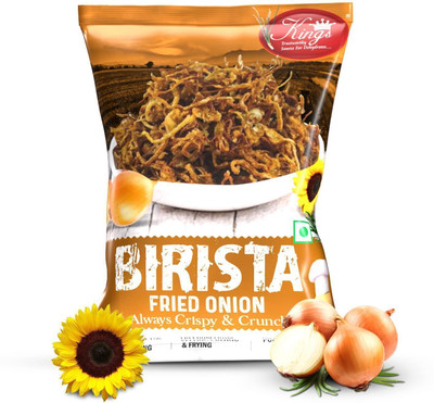 Kings Birista Fried Onion in Sunflower Oil 400g - Crispy & Ready to Use Fried Onions(400 g)