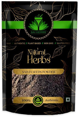 SAI HERBS Salvia Seeds Powder - Tukhm-e-Balangu Powder - Pure & Natural(500 g)
