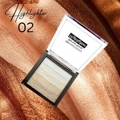 DYSOKAYO Highlighter Palette Blusher | Weightless Longlasting Illuminating Glow Face Kit Highlighter(Multicolor)