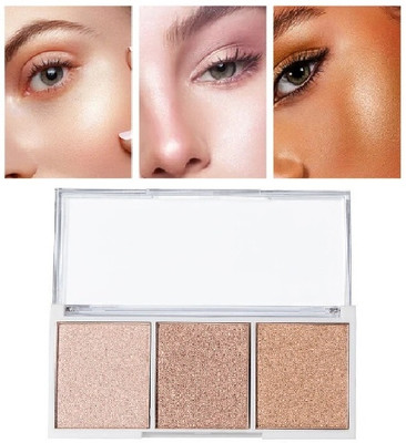 NADJA Long Lasting Highlighter Palette | Ultra Blendable & Long Lasting Highlighter(MULTI COLOR)