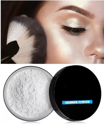 AFARAXIA Illuminating & Glowing Makeup Base Highlighter For Face, Boosts Hydration Highlighter(silver powder)