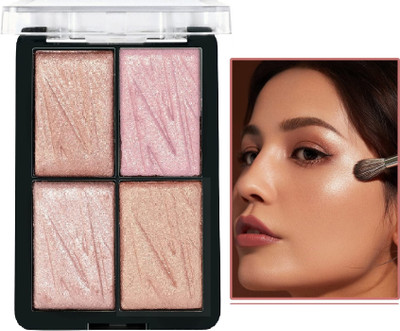 Arcanuy Face Highlighter Makeup palette multi color Highlighter(MULTICOLOR)
