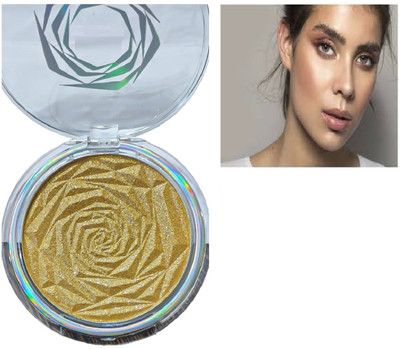 Luipui trending shimmer golden color highlighter makeup (04 shades) Highlighter(GOLDEN)